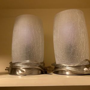 Matching lamps w touch on off. Three levels of bright